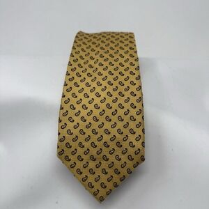 Jos A Bank Men's Gold Necktie Executive Collection Luxury Tie 100% Silk 3.5"/60"